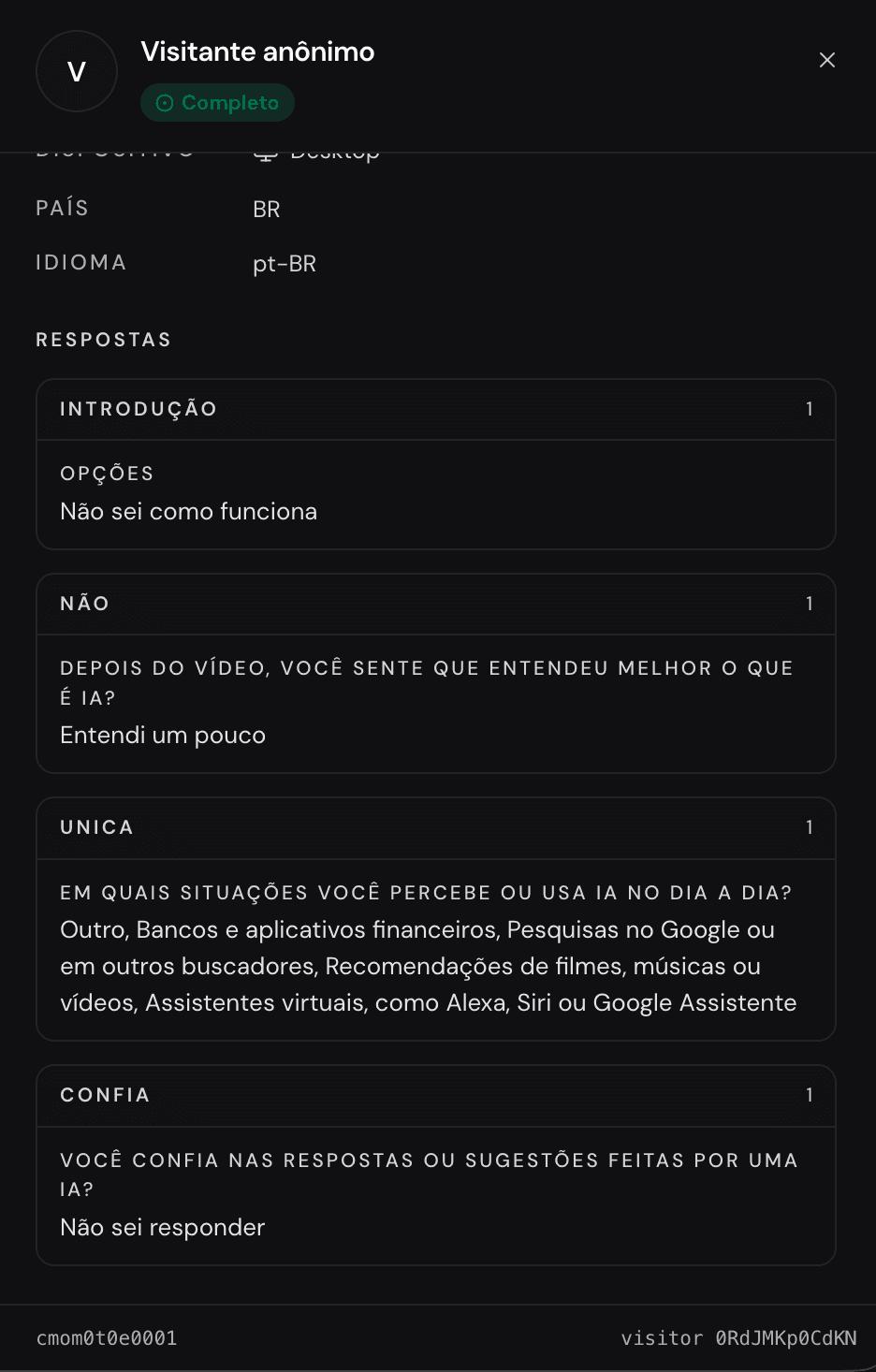 Resultado do fluxo — lead direcionado pro caminho certo